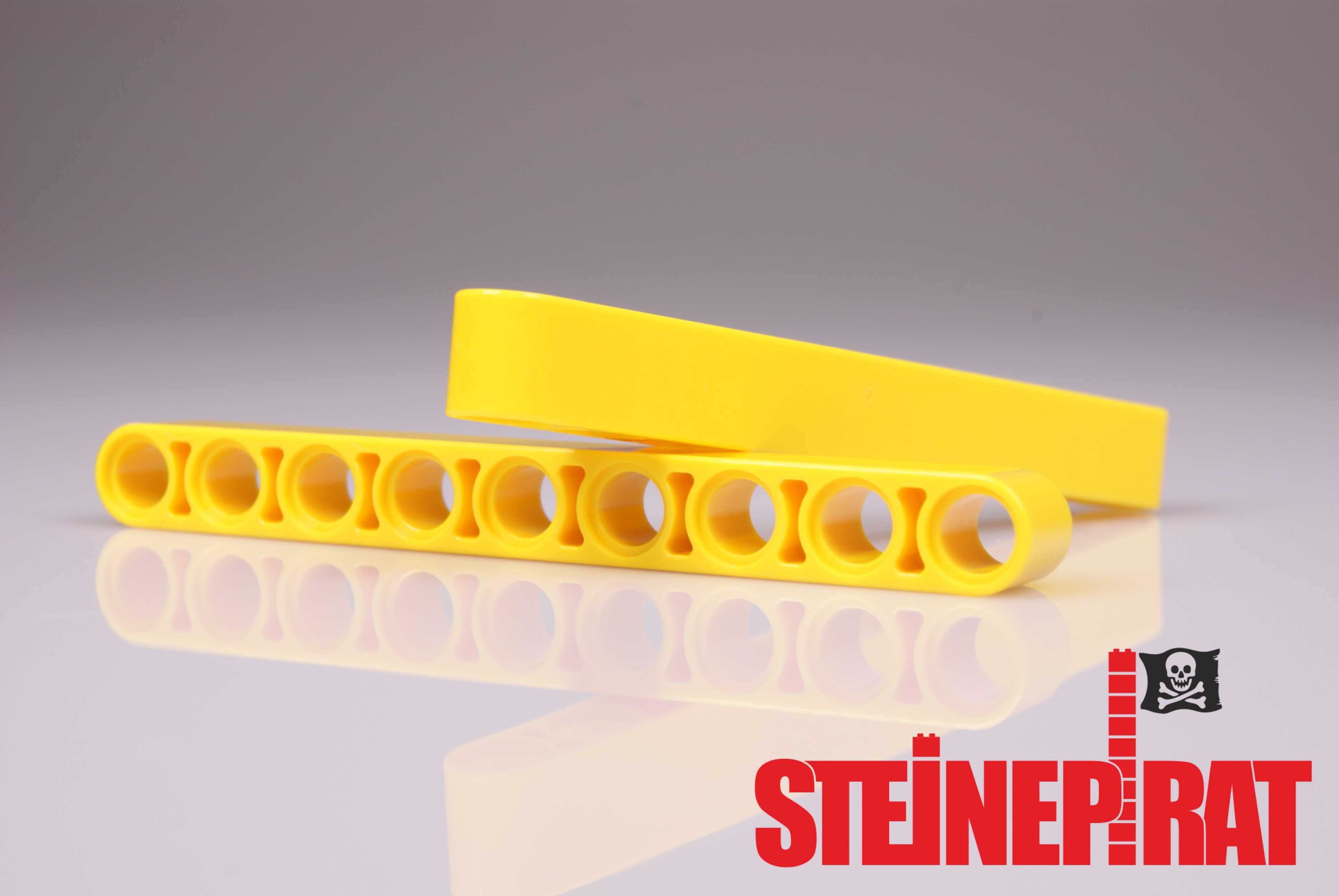 10x Lego Technic Liftarme 1x9 gelb 40490 Technik